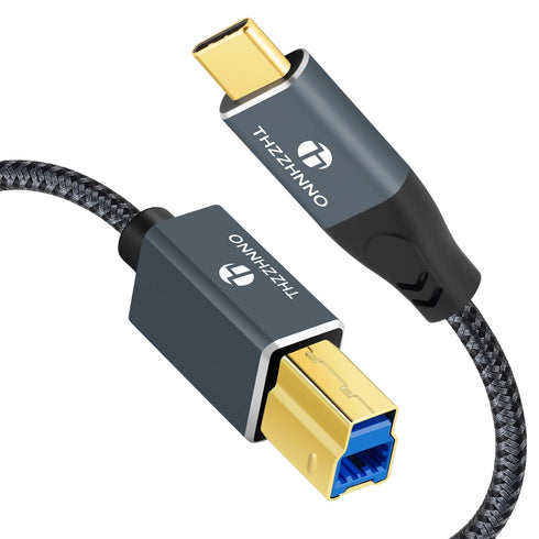 USB C to USB B Cable 6.6FT, Type C Male to Type