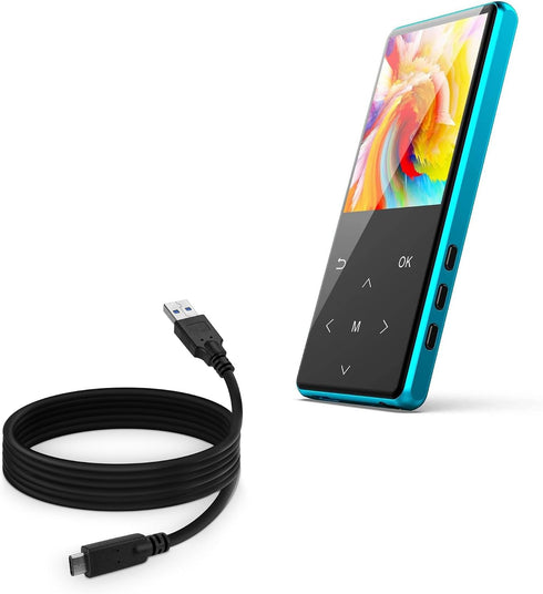 BoxWave Cable Compatible with Safuciiv MP3 Player (2.4 in) - DirectSync - USB