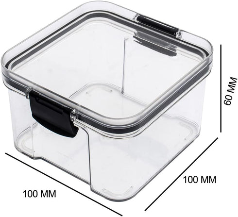 3 pcs Keyboard Switch Container, Transparent Plastic Sealed Box for Mechanical Keyboard Switches and Keycaps Storage
