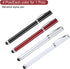 MECCANIXITY 4pcs Ballpoint Pen with Stylus Tip, 2 in 1 Ink Pen & Fine Point Rubber Stylus for All Capacitive Touch