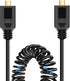 UCEC Coiled Micro HDMI to Micro HDMI Cable, 11.81"/30cm, for Gopro Cameras, Small HD Monitors