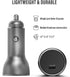 Galvanox iPhone Car Charger with Cable (Apple MFi Certified) 18W Ultra Fast Charging Power Adapter with 6ft Braided USB-C to Lighting Cord (Compatible with iPhone 11,12,13,14 Pro Max)