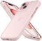 Designed for iPhone 15 Case, 4FT Military Grade Drop Protection, Translucent Matte Hard Back with Soft Edge Airbag