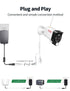 Tonton 2M 6.6FT 5.5mm 2.1mm 90 DC Power Extension Cable x Degree Right Angle Female to DC Male Power Adapter Cord