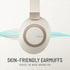 LORELEI B-C6 Wireless Over Ear Headphones, 50H Playtime, Foldable Lightweight Bluetooth Headsets for Travel, Home Office