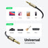 UGREEN 1/8 to 1/4 Stereo Cable - 3.5mm TRS to 6.35mm Audio Cable for Guitar, Laptop, Speaker, 3.3FT