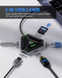 FORIDA 3 3.0 4K (4K@30HZ Multiple USB C Hub, USB Docking Station with HDMI Adapter, USBA Splitter Data Ports & SD/TF