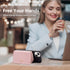 M-Plateau Foldable Phone Wallet, iPhone Card Holder Stick On with Zipper Coin Purse, Fits 6.1 and Above