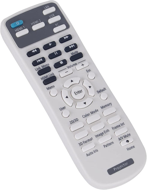 PERFASCIN Replacement Remote Control for EPSON Projector CH-TW5300 CH-TW5350 CH-TW5210