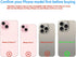 Vimour 15 (2 Sets) Rear Camera Lens Glass Replacement for iPhone Pro Max Pre-Installed Adhesive with Installation