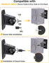 jidinung Keyhole/1/4-20 4&5mm, q990d,JBL,Sony,Roku 360 11lbs Speaker Wall Mount with Threads Universal Satellite Rear