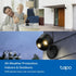 Tapo 1080p IP65 Indoor/Outdoor Security Camera - Free Person/Motion/Baby Cry Detection, Color Night Vision
