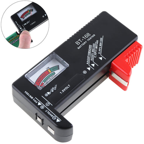 Mini Universal Battery Tester, Small Battery Check for AAA AA C D 9V 1.5V Button Cell