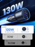 UGREEN 130W USB C Car Charger - Fast Charging Adapter Compatible with iPhone 15 Pro Max, Galaxy S24, iPad, MacBook