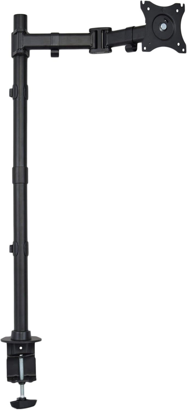 VIVO Single Monitor Desk Mount, Extra Tall Adjustable Stand for 1 LCD Screen up to 32 inches, 22 lbs Capacity
