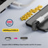 xiwai 90/360 Degree Angled USB-C to Micro USB Adapter 4 Pack, USB2.0 Type C Female to Micro USB Male for Phone Tablet