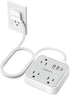 TESSAN Ultra Thin Flat Extension Cord 5 FT, Slim Power Strip with USB