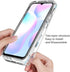 Xiaomi Redmi 9A M2006C3LG/9i M2006C3LII Case with Floral TPU & Tempered Glass Screen Protector - Slim Protective Armor.