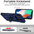 iPhone XS Max Case with Camera Lens Cover, HD Screen Protector, Military Grade Drop Protection, Magnetic Ring Holder