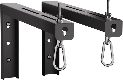 suptek Universal Projector Screen Wall Mount L-Brackets Wall Hanging Mount 12 inch Adjustable