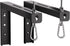 suptek Universal Projector Screen Wall Mount L-Brackets Wall Hanging Mount 12 inch Adjustable