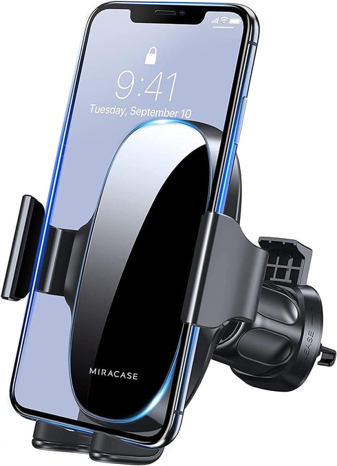 Miracase Upgraded-2nd Generation Universal Phone Holders for Your Car, 3 in 1 Air Vent Mount Compatible with iPhone