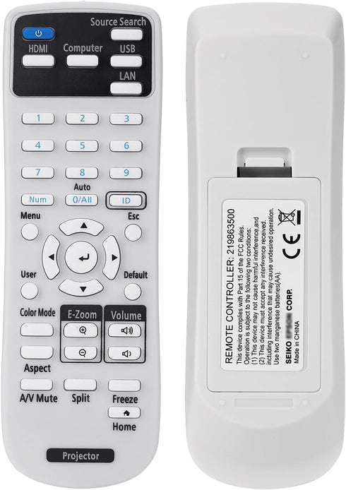 Projector Remote Control 2198635 for Epson 880 EX3280 VS260 EX5280 EX9230 PRO EX9240 EX7280 Projector Controller