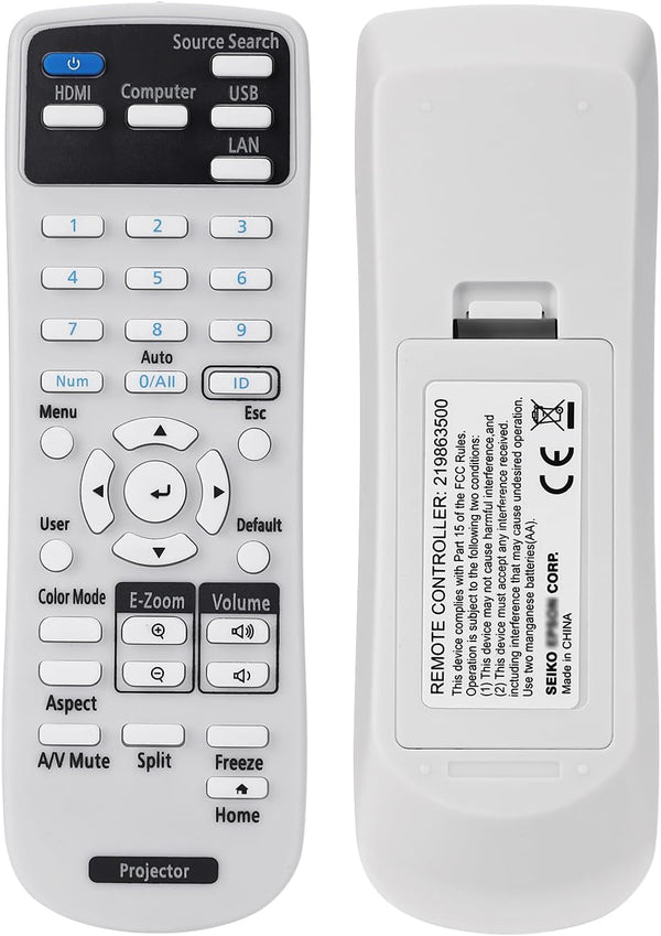 Projector Remote Control 2198635 for Epson 880 EX3280 VS260 EX5280 EX9230 PRO EX9240 EX7280 Projector Controller