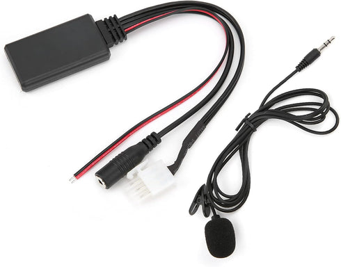 POCREATION Car Audio Cable, DC 12V AUX Bluetooth 5.0 Adapter Replacement for Honda Goldwing GL1800