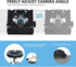 RAUBAY CM-01 Hanging Webcam Stand with 1/4" Screw, Monitor Top Camera Mount Clamp for Live Stream, Video Conferencing,