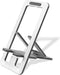 Ceemiaa Foldable Aluminum Phone Stand Adjustable Desk Holder for Travel & Office, Compatible