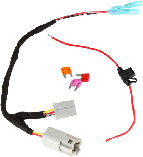 RED WOLF 12 Volt Power Adapter Wiring Harness Switch Connector Plug w/Fuse