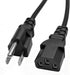 LIFKAHY 5ft 3 Prong Power Cord Replacement for HP Dell Acer Asus Lenovo