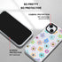 MOSNOVO iPhone 15 Case - Clear TPU Bumper, Retro Groovy Flower, Shockproof, 6.6 ft Drop Impact, Anti Peel Off Tech, 6.1"