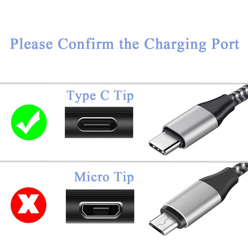 2 Pack 6.6Ft Type C USB Fast Charging Charger Cable Cord for Samsung Galaxy Tab A7 10.4" 8.7 ; Tab A 10.1(2019), 8.0(2017); Tab S9 S8 S7 S6/Lite S4 S3; Tab A 8.4(2020), 10.5"; Tab A8 Tablet Cables