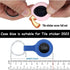 4 Packs Silicone Case for Tile Sticker 2022 - Protective Cover Sleeve with Keychain for Tile Tracker Tag, Pet Collar