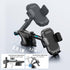 Car Suction Cup Phone Holder, 360° Rotation Anti-Shake Windshield Mount with Sticky Gel Pad, Compatible with iPhone