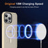 MOCCA Slim Magnetic Case for iPhone 12 Pro Max, Shockproof with Glass Screen & Camera Lens Protectors, Light Gold