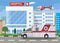 Loccor 6x4ft Fabric Hospital Backdrop for Nurse Graduation Ambulance Medical Photography Background Paramedic