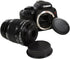 CamDesign Body Cap & Rear Lens Cover for Canon EOS, Compatible with RF-3, 1D, 1DS Mark II III IV, 7D Mark II, 5D Mark