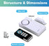 HENDUN Wireless Remote Door Alarm for Windows, Magnetic Security Sensor, Pool Safety for Kids, Alzheimer's Care