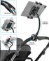 Gooseneck Tablet Holder for Wheelchair/Stroller/Golf Cart/Boat, Compatible with 4.7-12.9" iPad Pro/Air/Mini