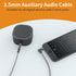 MCSPER 2 Pack 6.6ft/2M 90 3.5mm 1/8 Aux Cable, TRS Auxiliary Cables Degree Right Nylon Braided AUX Cord for Car