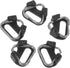 5pcs Zerodeko Camera Strap Triangle Split Rings Connectors Quick Release Lug Rings for Dslr Mirrorless Cameras