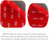 HSU Adhesive Mounts - Helmet Adhesive Sticky Mounts Flat & Curved 3M Mount for All GoPro and Other Action Cameras