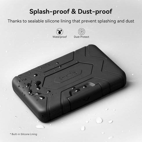 SmallRig SD Card Holder Case, 15 Slots, Water-Resistant for SD, Micro SD, CFexpress Type A/B, XQD Cards - 3192