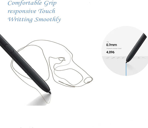 Galaxy S23 Ultra S Pen Replacement for Samsung Galaxy S23 Ultra 5G, Non-Bluetooth Function (Lavender Purple)