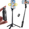 Stjiatu Mini Selfie Stick Tripod, Pocket Flex Tripod i-Phone Android Phone Grip, Portable