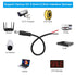 3 Packs DC Power Pigtail Cable, 1.5ft DC Male Plug to Bare Wire Open End Connector for CCTV 12V 24V 36V Adapter