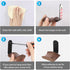 Walnut Wood Headphone Wall Mount Holder - with VHB Adhesive Tape and Screw, Holds 10 lbs (Black & Walnut Wood)